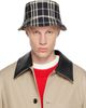 Burberry Burberry Black Check Cotton Bucket Hat - 1