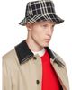 Burberry Burberry Black Check Cotton Bucket Hat - 2