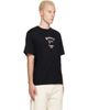 Burberry Burberry Black Check Flag Cotton T-shirt - 2
