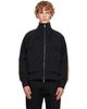 Burberry Burberry Black Check Trim Cotton Blend Track Jacket - 1