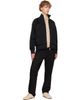 Burberry Burberry Black Check Trim Cotton Blend Track Jacket - 4