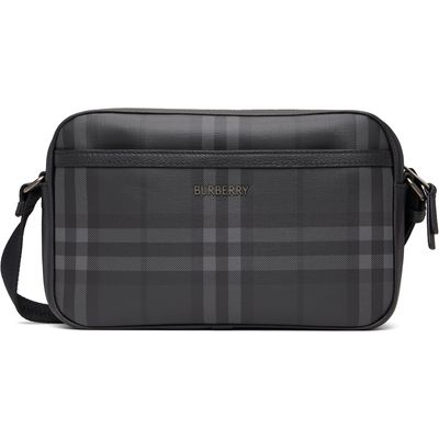 Burberry Burberry Black City Check Crossbody Bag
