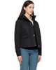 Burberry Burberry Black Cropped Quilted Nylon Hooded Jacket - 2