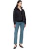 Burberry Burberry Black Cropped Quilted Nylon Hooded Jacket - 4