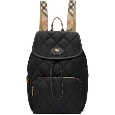 Burberry Burberry Black Horseshoe Backpack