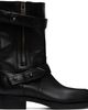 Burberry Burberry Black Kent Biker Boots - 1