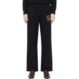 Burberry Burberry Black Knight Check Cotton Sweatpants