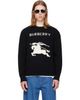 Burberry Burberry Black Knight Wool Cashmere Sweater - 1