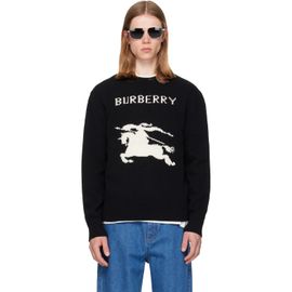 Burberry Burberry Black Knight Wool Cashmere Sweater