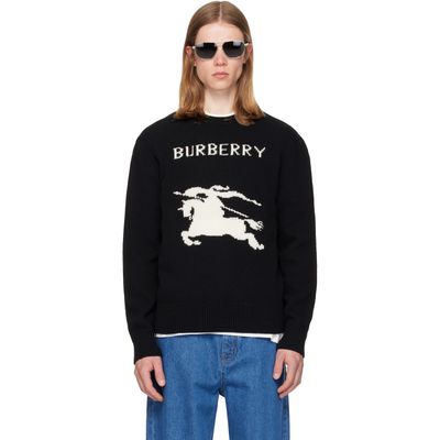 Burberry Burberry Black Knight Wool Cashmere Sweater