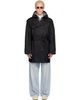 Burberry Burberry Black Mid-length Nylon Leadenham Trench Coat - 1