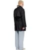 Burberry Burberry Black Mid-length Nylon Leadenham Trench Coat - 3