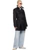 Burberry Burberry Black Mid-length Nylon Leadenham Trench Coat - 4