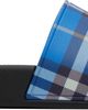 Burberry Burberry Blue & Black Check Pool Slides - 1