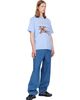 Burberry Burberry Blue Cross Stitch Knight Cotton T-shirt - 4
