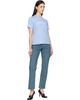 Burberry Burberry Blue Logo Cotton T-shirt - 4