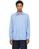 Burberry Burberry Blue Relaxed Fit Striped Cotton Shirt - 1