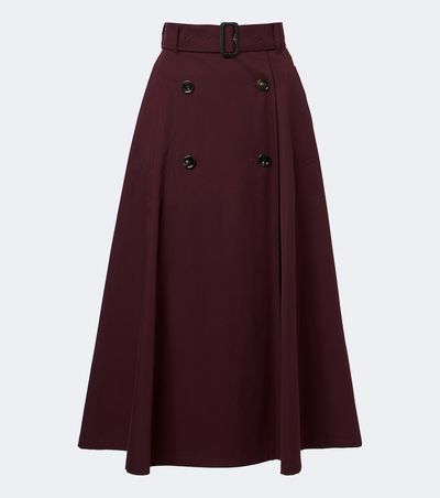 Burberry Burberry Brenda cotton midi skirt