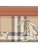 Burberry Burberry Brown & Beige Check Mates Card Holder - 1