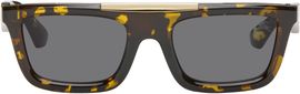 Burberry Burberry Brown & Yellow Classic Rectangular Sunglasses