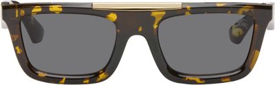 Burberry Burberry Brown & Yellow Classic Rectangular Sunglasses