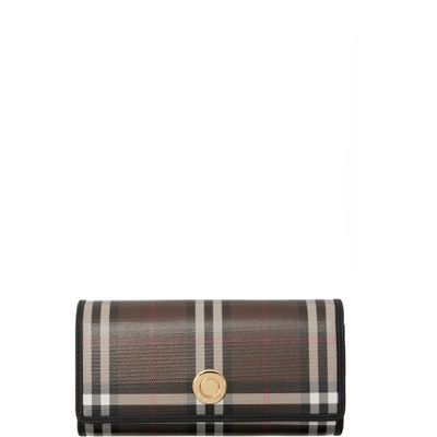 Burberry Burberry Brown Check Continental Wallet