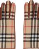 Burberry Burberry Brown Check Wool Gloves - 1