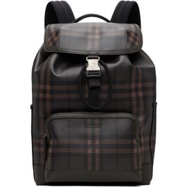 Burberry Burberry Brown City Check Clip Backpack