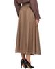 Burberry Burberry Brown Gabardine Trench Midi Skirt - 3
