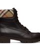 Burberry Burberry Brown Leather Durham Boots - 1