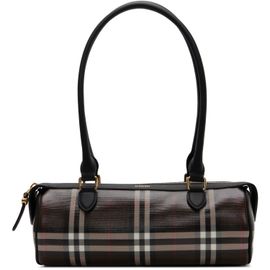 Burberry Burberry Brown Mini Check Barrel Bag