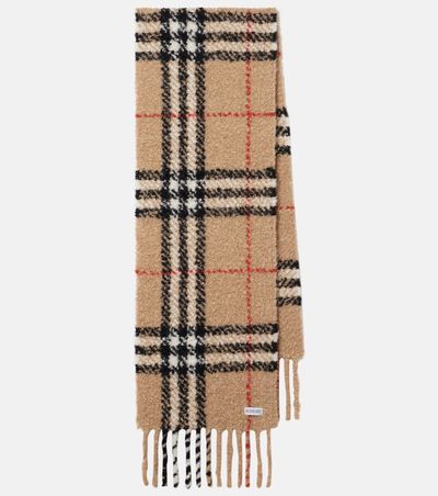 Burberry Burberry Burberry Check alpaca and wool-blend scarf