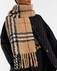 Burberry Burberry Burberry Check alpaca and wool-blend scarf - 2