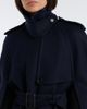 Burberry Burberry Burberry Check belted wool cape - 3