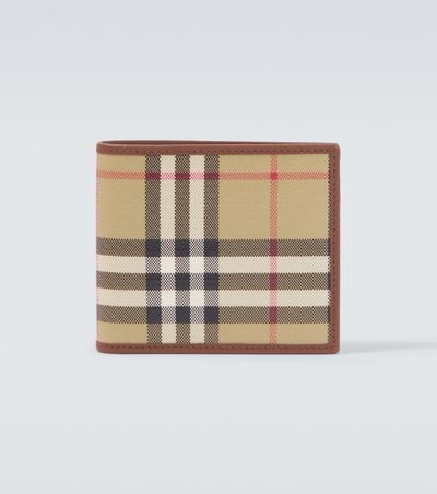 Burberry Burberry Burberry Check canvas bifold wallet