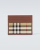 Burberry Burberry Burberry Check canvas card holder - 1