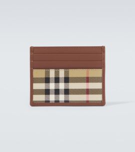 Burberry Burberry Burberry Check canvas card holder