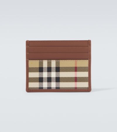 Burberry Burberry Burberry Check canvas card holder
