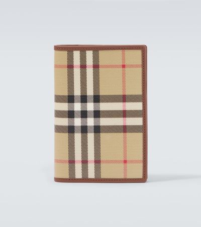 Burberry Burberry Burberry Check canvas passport holder