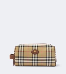 Burberry Burberry Burberry Check canvas toiletry bag