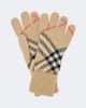 Burberry Burberry Burberry Check cashmere-blend gloves - 1