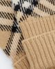 Burberry Burberry Burberry Check cashmere-blend gloves - 2