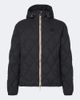 Burberry Burberry Burberry Check hooded quilted jacket - 1