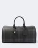 Burberry Burberry Burberry Check leather-trimmed duffel bag - 1