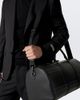 Burberry Burberry Burberry Check leather-trimmed duffel bag - 3