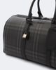 Burberry Burberry Burberry Check leather-trimmed duffel bag - 6