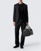 Burberry Burberry Burberry Check leather-trimmed duffel bag - 7