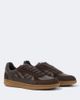 Burberry Burberry Burberry Check leather and suede sneakers - 1