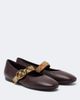 Burberry Burberry Burberry Check leather Mary Jane flats - 1
