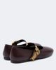 Burberry Burberry Burberry Check leather Mary Jane flats - 3